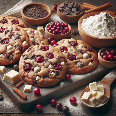 Image of Superb No Egg White Chocolate Cranberry Cookies