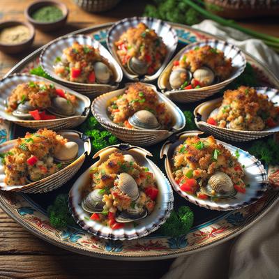 Image of Superbowl Stuffed Clams
