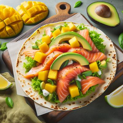 Image of Superfoods Salmon Taco with Mango and Avocado