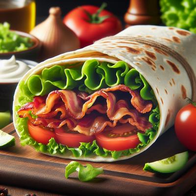Image of Supper Blt Club Burrito Sandwiches Wraps