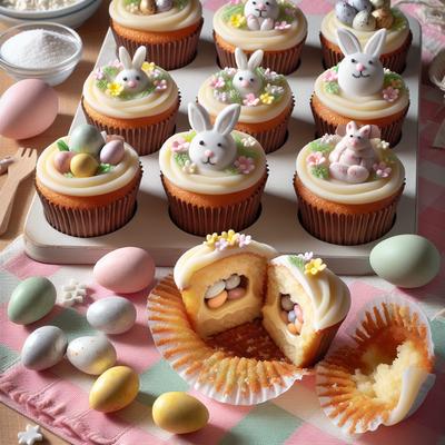 Image of Surprise Easter Cupcakes