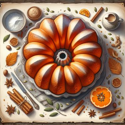 Image of Surprise Pumpkin Bundt Cake