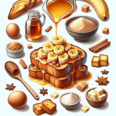 Image of Surrey's Cafe Bananas Foster French Toast