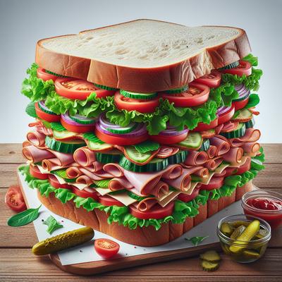 Image of Susan's Big Wonderful Picnic Sandwich