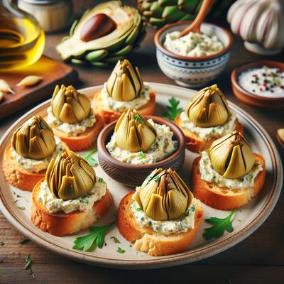 Image of Suz's Artichoke Canapes