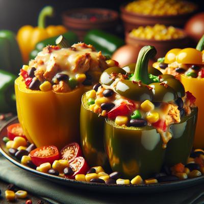 Image of Sw Chicken Stuffed Bell Peppers