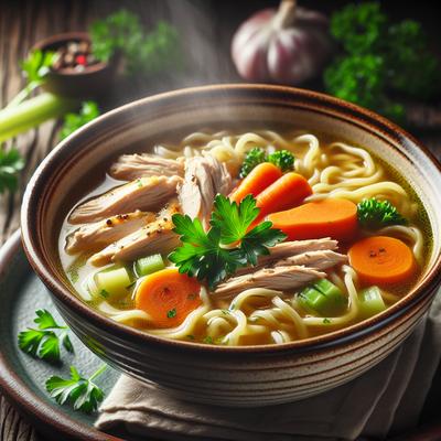 Image of Swanson Sensational Chicken Noodle Soup