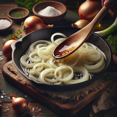 Image of Sweating Onions