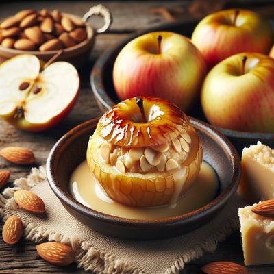 Image of Swedish Baked Apples with Almond Paste Filling