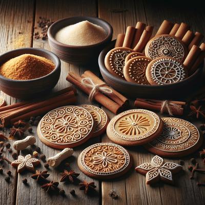 Image of Swedish Ginger Cookies with Crystallized Ginger