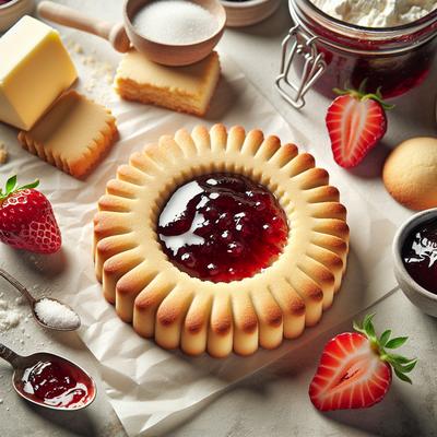 Image of Swedish Jam Shortbread
