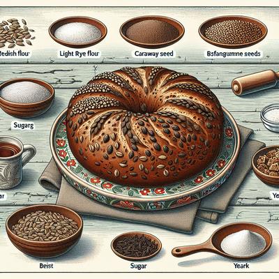 Image of Swedish Light Rye with Caraway Bread Abm