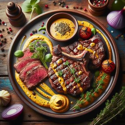 Image of Swedish Minute Steaks with Mustard Sauce
