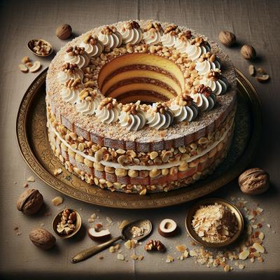 Image of Swedish Nut Torte Glomminge Torte