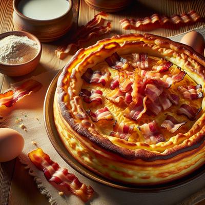 Image of Swedish Oven Pancake with Bacon
