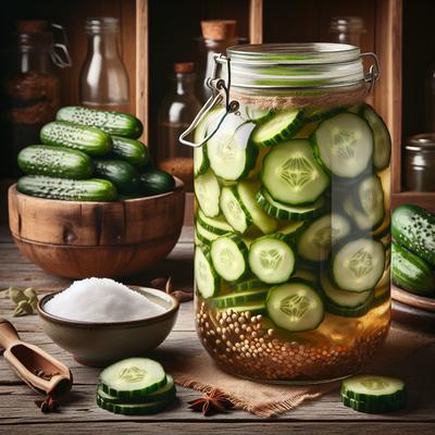 Image of Swedish Pickled Cucumber Salad Inlagd Gurka