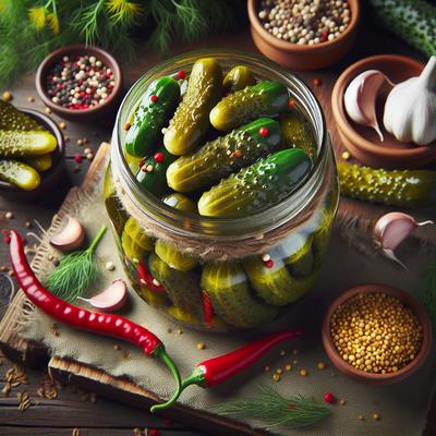 Image of Sweet and Crunchy Deli Style Pickles