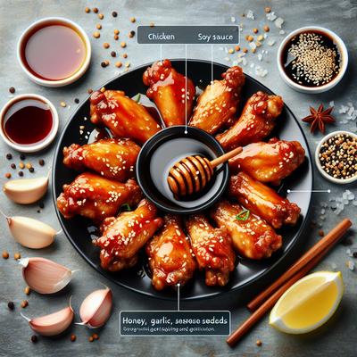 Image of Sweet and Gooey Chicken Wings
