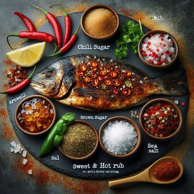 Image of Sweet and Hot Fish Rub