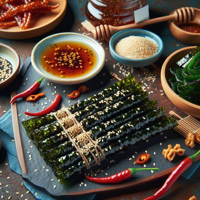 Image of Sweet and Hot Sesame Nori Strips