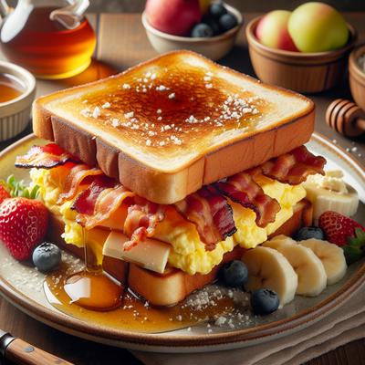 Image of Sweet and Salty Breakfast Sandwich