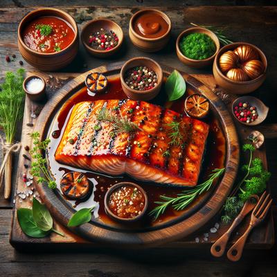 Image of Sweet and Saucy Grilled Salmon