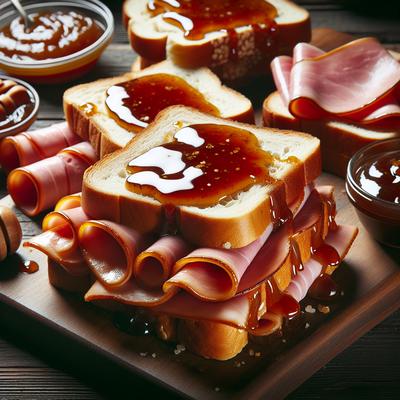 Image of Sweet and Saucy Ham Sandwiches