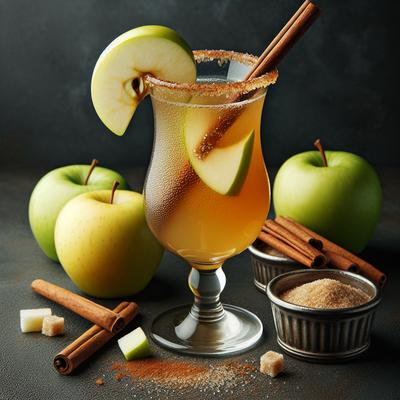Image of Sweet and Sour Apple Non Alcoholic Cocktail