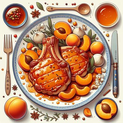 Image of Sweet and Sour Apricot Pork Chops