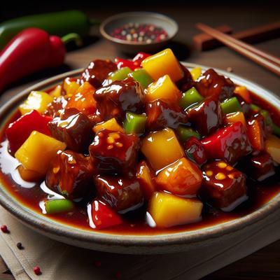 Image of Sweet and Sour Beef Cubes