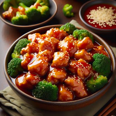 Image of Sweet and Sour Chicken and Broccoli
