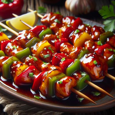 Image of Sweet and Sour Chicken Skewers
