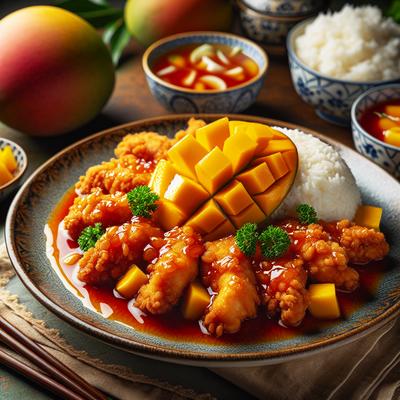 Image of Sweet and Sour Mango Chicken's C J