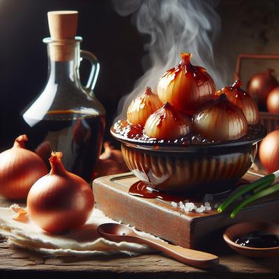 Image of Sweet and Sour Onions with Balsamic Vinegar