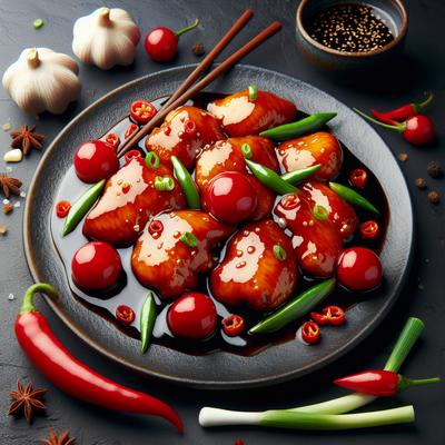 Image of Sweet and Sour Pepper Cherry Chicken