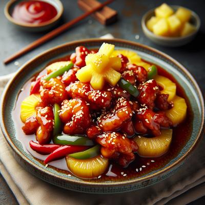 Image of Sweet and Sour Pineapple Chicken