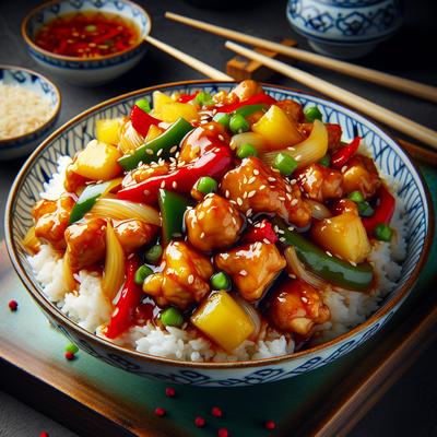 Image of Sweet and Sour Stir Fried Chicken