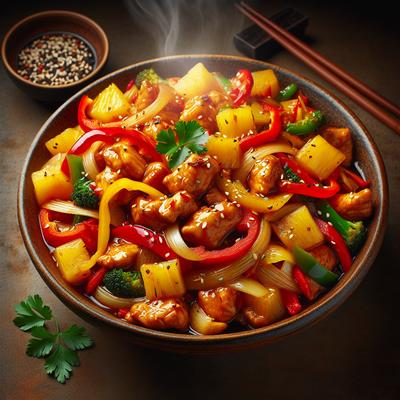 Image of Sweet and Sour Stir Fry Chicken
