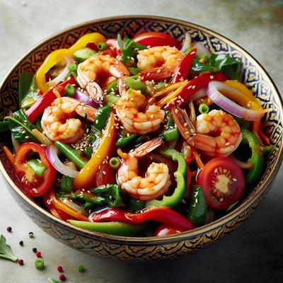 Image of Sweet and Sour Thai Shrimp Salad