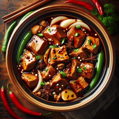 Image of Sweet and Spicy Asian Pork Crockpot