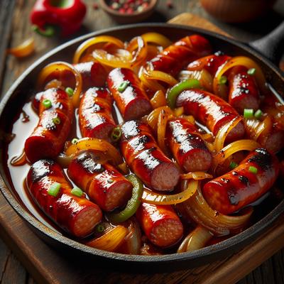 Image of Sweet and Spicy Kielbasa Saute