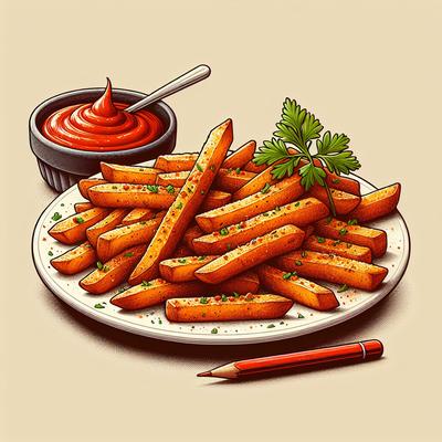 Image of Sweet and Spicy Oven Fries