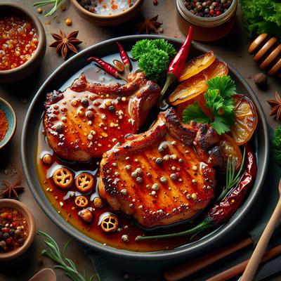 Image of Sweet and Spicy Pork Chops