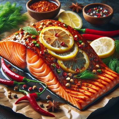Image of Sweet and Spicy Salmon Fillets