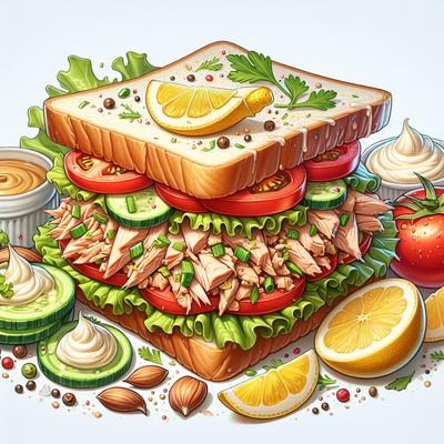 Image of Sweet and Zingy Tuna Sandwich