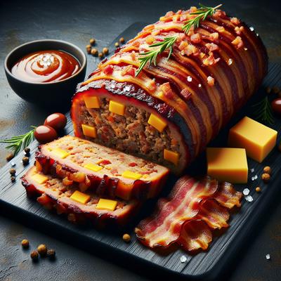 Image of Sweet Bacon and Cheese Meatloaf