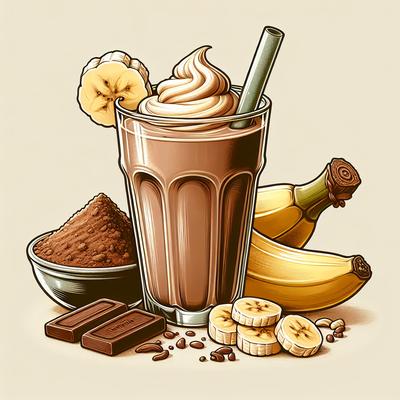 Image of Sweet Banana Carob Shake