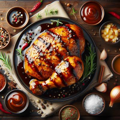 Image of Sweet Barbecue Broiled or Grilled Chicken