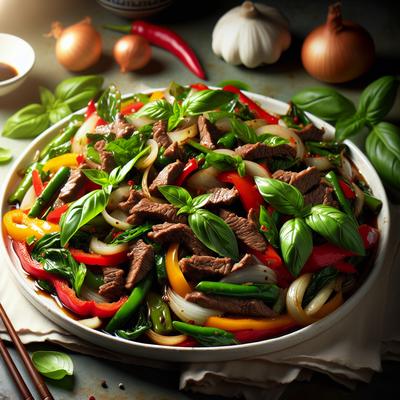 Image of Sweet Basil Beef Stir Fry