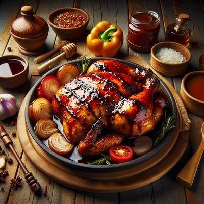 Image of Sweet Bbq Pressure Cooker Grilled Chicken